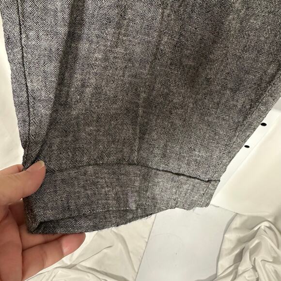 Jones New York Black Heathered Linen Pants‎ Plus Sz 1X Career Essential - Picture 5 of 10